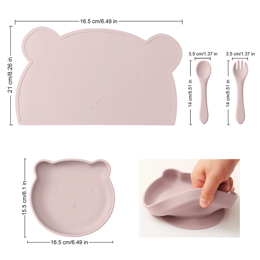BPA Free 4PCS Stoviglie per ba - Baby Food Menu recensione e prezzo